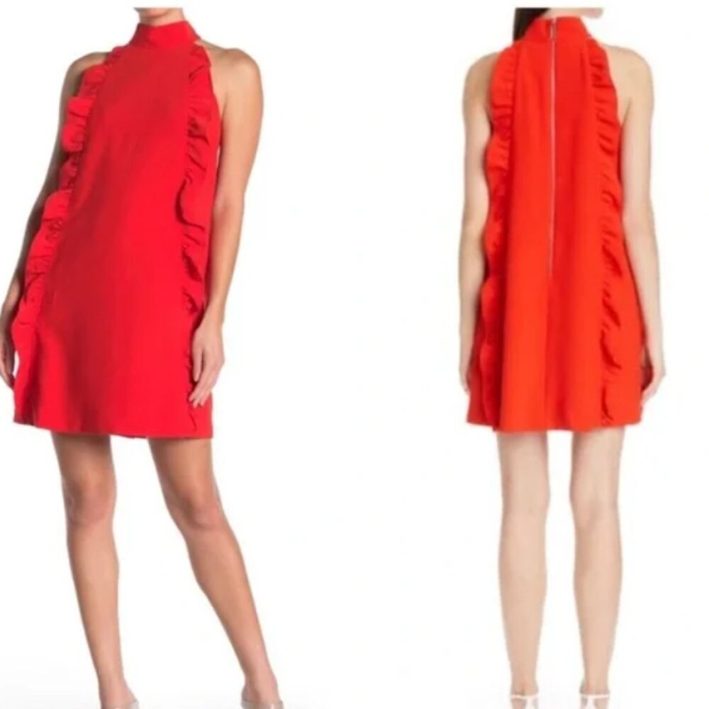 Teddy Baker Halterneck Lace Detail Dress